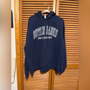 Jerzees Navy Blue Outer Banks Hoodie